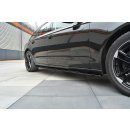 Seitenschweller Ansatz passend für Audi A6 C7 Carbon Look