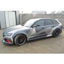 Seitenschweller Ansatz passend für Audi RS6 C7 / C7 FL Carbon Look