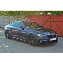 Seitenschweller Ansatz passend für BMW 4er F32 M Paket Carbon Look