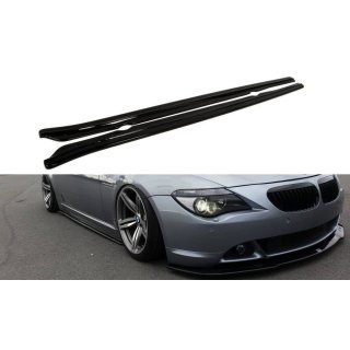 Seitenschweller Ansatz passend für BMW 6er E63 / E64 (vor Facelift) Carbon Look