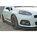 Seitenschweller Ansatz passend für FIAT GRANDE PUNTO ABARTH schwarz Hochglanz