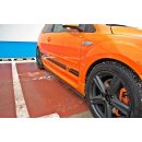 Seitenschweller Ansatz passend für Ford Focus ST Mk2 schwarz matt