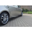 Seitenschweller Ansatz passend für Lexus IS Mk3/ Mk3 Facelift  schwarz matt