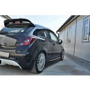 Seitenschweller Ansatz passend für OPEL CORSA D OPC / VXR Carbon Look