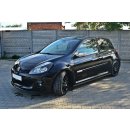 Seitenschweller Ansatz passend für RENAULT CLIO MK3 RS Carbon Look