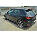 Seitenschweller Ansatz passend für SEAT LEON III CUPRA / FR schwarz Hochglanz