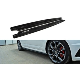 Seitenschweller Ansatz passend für Skoda Octavia RS Mk3 / Mk3 FL Hatchback / Kombi Carbon Look