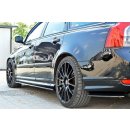 Seitenschweller Ansatz passend für VOLVO V50F R-DESIGN schwarz matt