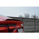 Spoiler CAP passend für AUDI A7 S-LINE (FACELIFT) schwarz Hochglanz