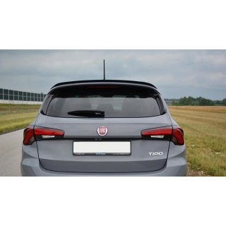 Spoiler CAP passend für Fiat Tipo S-Design schwarz Hochglanz