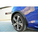 Kotflügel Verbreiterung VW GOLF 7 R Facelift schwarz Hochglanz