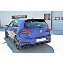 Hintere Nebelleuchten Abdeckung VW GOLF 7 R Facelift Carbon Look