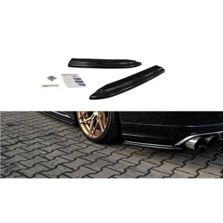 Heck Ansatz Flaps Diffusor passend für AUDI S8 D4 Carbon Look