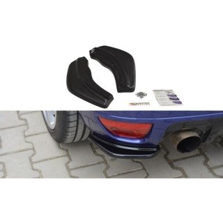 Heck Ansatz Flaps Diffusor passend für FORD FOCUS mk1 RS schwarz matt