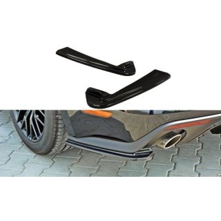 Heck Ansatz Flaps Diffusor passend für Ford Mustang GT Mk6  schwarz Hochglanz