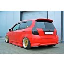 Heck Ansatz Flaps Diffusor passend für HONDA JAZZ MK1 Carbon Look