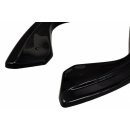 Heck Ansatz Flaps Diffusor passend für INFINITI QX70 schwarz Hochglanz