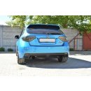 Heck Ansatz Flaps Diffusor passend für Subaru Impreza WRX STI 2009-2011 Carbon Look