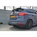 Diffusor Heck Ansatz passend für FOCUS ST MK3 (FACELIFT) RS-LOOK Carbon Look