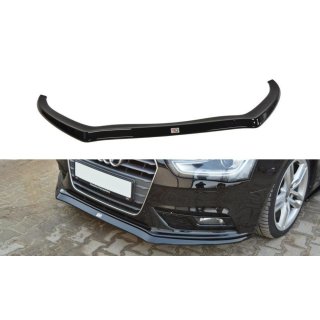 Front Diffuser V.2 Audi A4 B8 FL schwarz Hochglanz