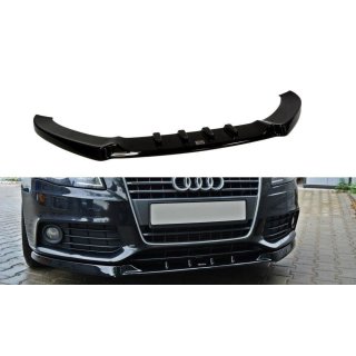 Front Diffuser V.1 Audi A4 B8 schwarz matt