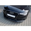 Front Ansatz V.1 passend für Audi S5 / A5 S-Line 8T FL schwarz Hochglanz