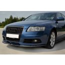 Front Ansatz passend für Audi A6 S-Line C6   Carbon Look