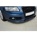 Front Ansatz passend für Audi A6 S-Line C6   Carbon Look