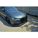 Front Ansatz V.1 passend für Audi S6 / A6 S-Line C7 schwarz matt