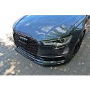 Front Ansatz V.2 passend für Audi S6 / A6 S-Line C7 schwarz Hochglanz