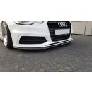 Front Ansatz V.2 passend für Audi S6 / A6 S-Line C7 schwarz Hochglanz