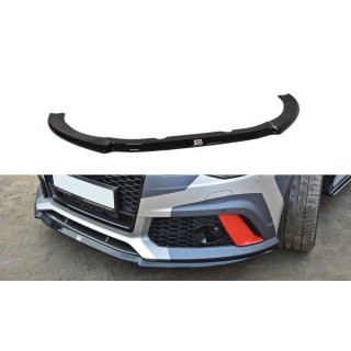 Front Ansatz V.2 passend für Audi RS6 C7 / C7 FL schwarz matt