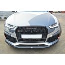 Front Ansatz V.2 passend für Audi RS6 C7 / C7 FL schwarz matt