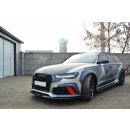 Front Ansatz V.2 passend für Audi RS6 C7 / C7 FL schwarz matt