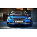 Front diffusor Audi S3 / A3 S-Line 8V Sedan / Cabrio schwarz Hochglanz