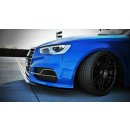 Front diffusor Audi S3 / A3 S-Line 8V Sedan / Cabrio schwarz Hochglanz