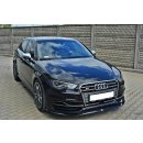 Front Ansatz passend für Audi S3 / A3 S-Line 8v Hatchback / Sportback schwarz matt