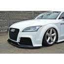 Front Ansatz V.1 passend für Audi TT RS 8J schwarz Hochglanz