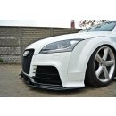 Front Ansatz V.2 passend für Audi TT RS 8J schwarz Hochglanz