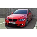 Front Ansatz passend für BMW 3er E92 M Paket vor Facelift schwarz matt