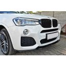 Front Ansatz passend für BMW X4 M Paket Carbon Look