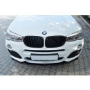 Front Ansatz passend für BMW X4 M Paket Carbon Look