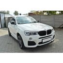 Front Ansatz passend für BMW X4 M Paket Carbon Look