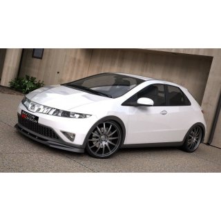 Front Ansatz passend für CIVIC MK8 vor Facelift Carbon Look