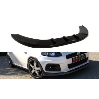 Front Ansatz V.1 passend für FIAT GRANDE PUNTO ABARTH schwarz Hochglanz