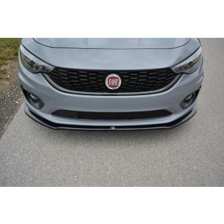 Front Ansatz passend für Fiat Tipo S-Design Carbon Look