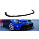 Front Ansatz V.1 passend für Ford Focus RS Mk2 schwarz Hochglanz