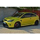 Front Ansatz V.1 passend für Ford Focus RS Mk2 schwarz Hochglanz