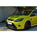 Front Ansatz V.1 passend für Ford Focus RS Mk2 schwarz Hochglanz