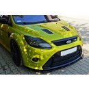 Front Ansatz V.1 passend für Ford Focus RS Mk2 schwarz Hochglanz